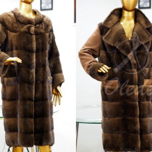 Перекрой шубы в меховом ателье OLEDE фото до и после